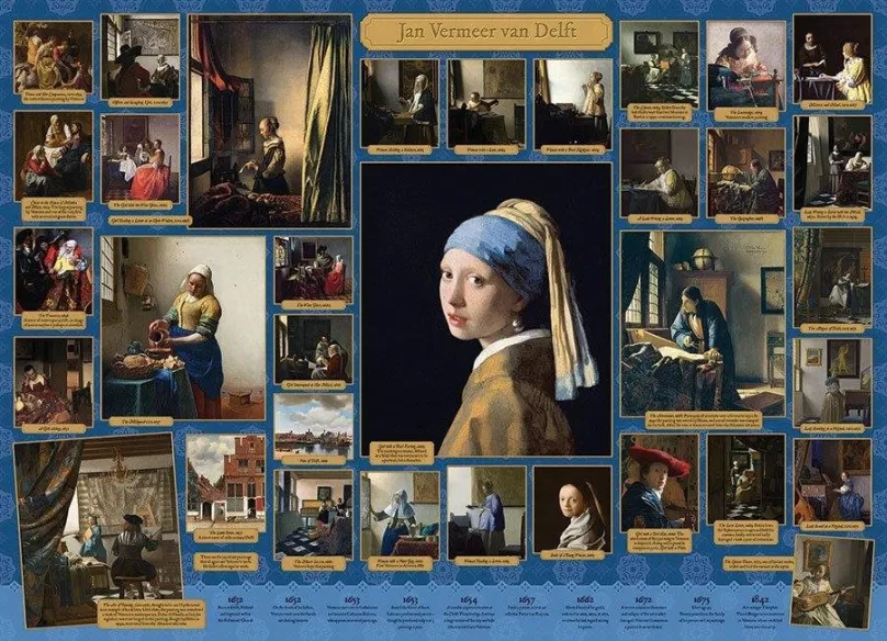 Puzzle Cobble Hill Puzzle Vermeer 1000 dielikov