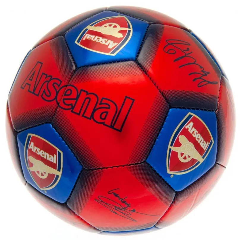 Futbalová lopta Fan-shop Arsenal FC s podpismi