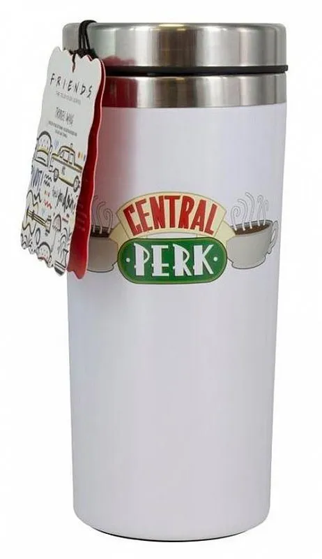 Termohrnček Priatelia - Central Perk - nerezový cestovný hrnček