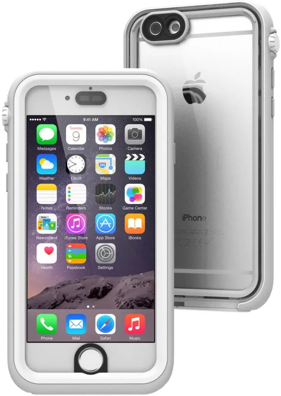 Puzdro na mobil Catalyst Waterproof White Gray iPhone 6 / 6s