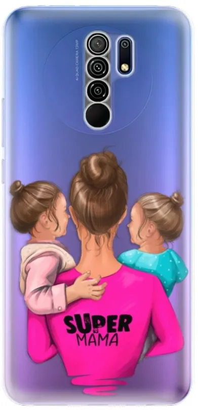 Kryt na mobil iSaprio Super Mama - Two Girls pre Xiaomi Redmi 9