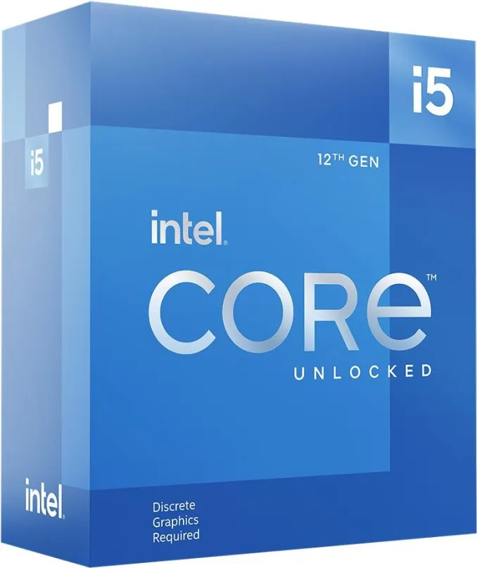 Procesor Intel Core i5-12600KF, 10 jadrový, 16 vlákien, 3,7 GHz (TDP 125W), Boost 4,9 GHz,