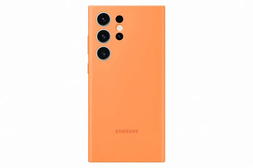 Kryt na mobil Samsung Galaxy S23 Ultra Silikónový zadný kryt Orange