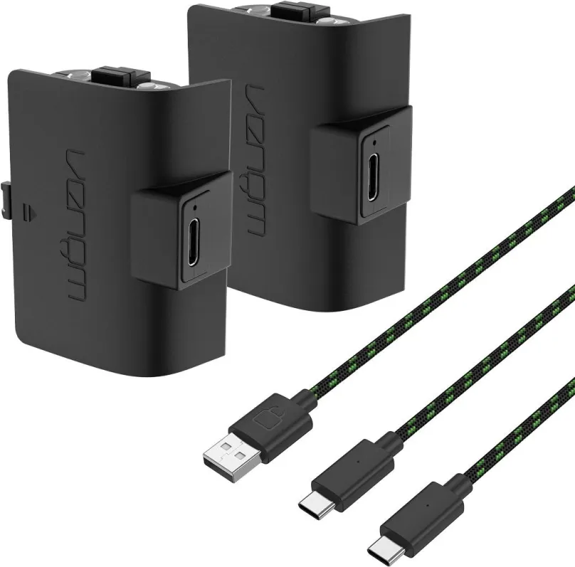 Batéria kit VENOM VS2883 Xbox Series S/X & One Black High Capacity Twin Battery Pack + 3m kábel