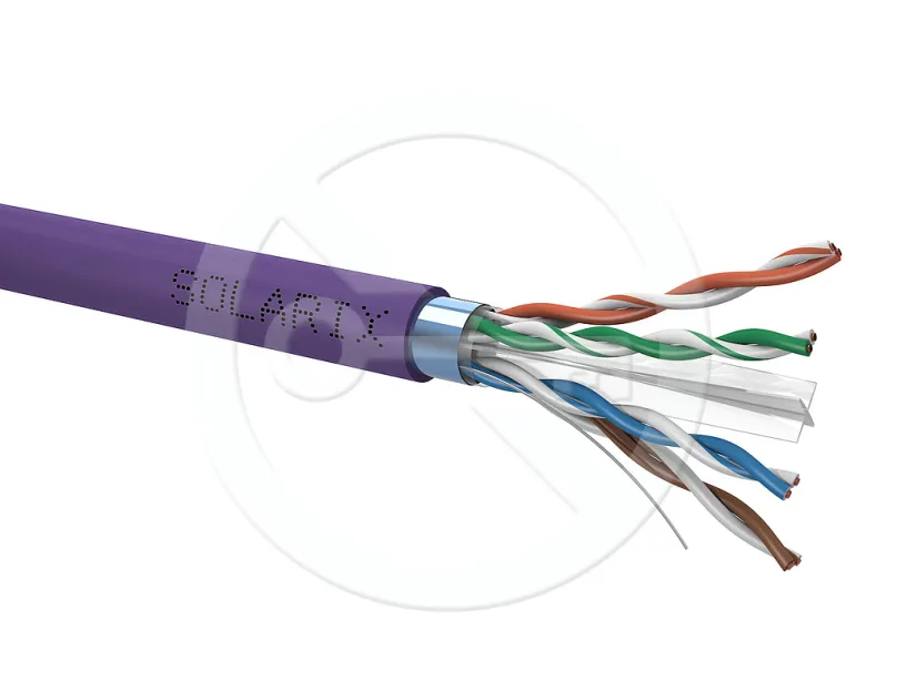 Solarix inštalačný kábel CAT6 FTP LSOH 500m / cievka