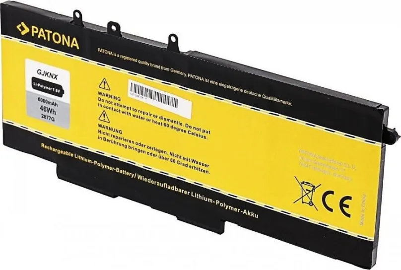 Batéria pre notebook Patona pre DELL E5280/E5480 6000mAh Li-Pol 7,6 V GJKNX / 3DDDG