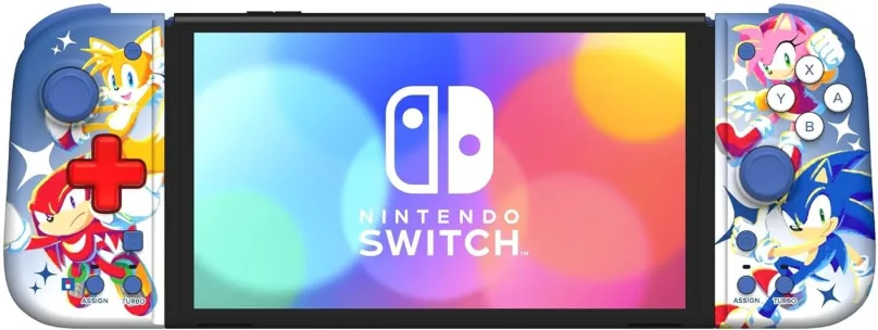 Gamepad Hori Split Pad Compact - Sonic and Friends - Nintendo Switch, pre Nintendo Switch,