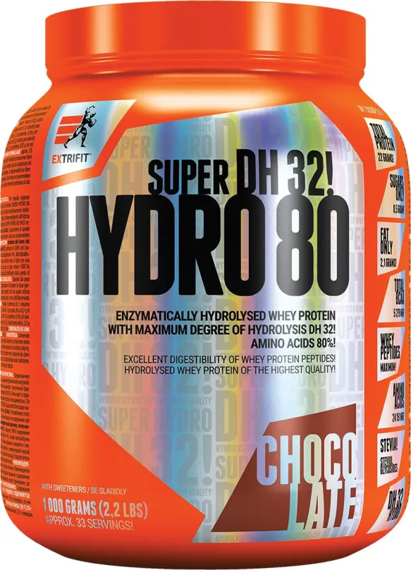 Proteín Extrifit Super Hydro DH32, 1000g, čokoláda