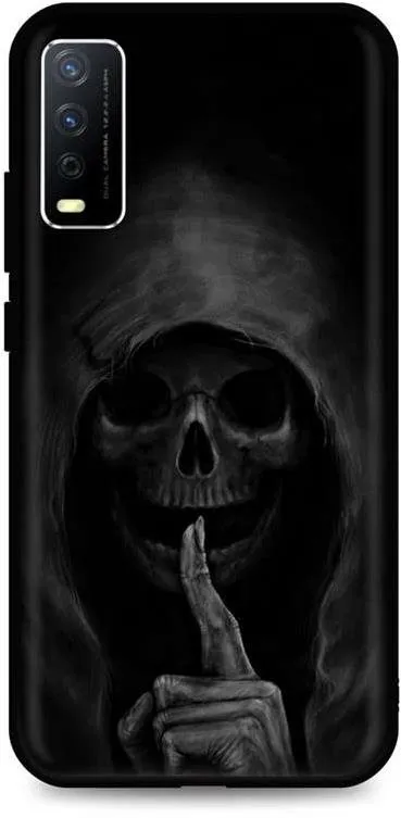 Kryt na mobil TopQ Vivo Y11s silikón Dark Grim Reaper 66722
