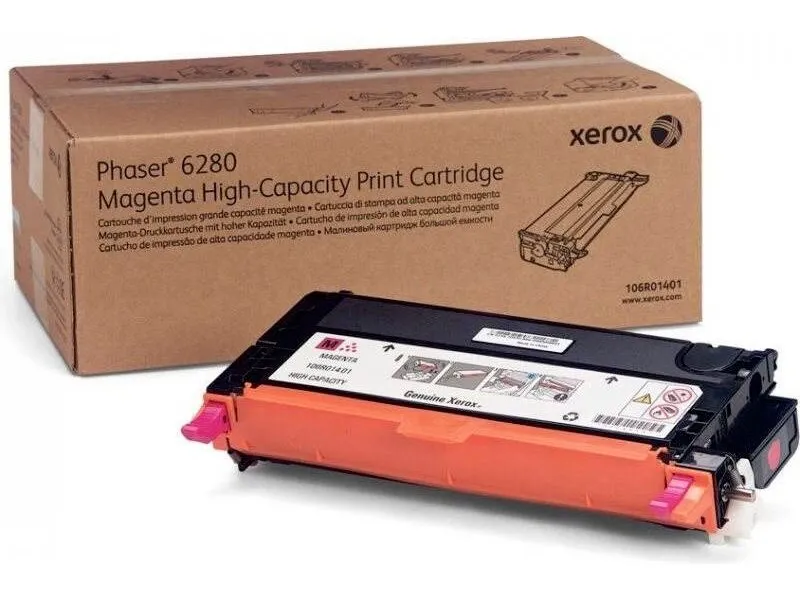 Toner Xerox 106R01401 purpurový, pre tlačiareň Xerox Phaser 6280N, až 5900 strán