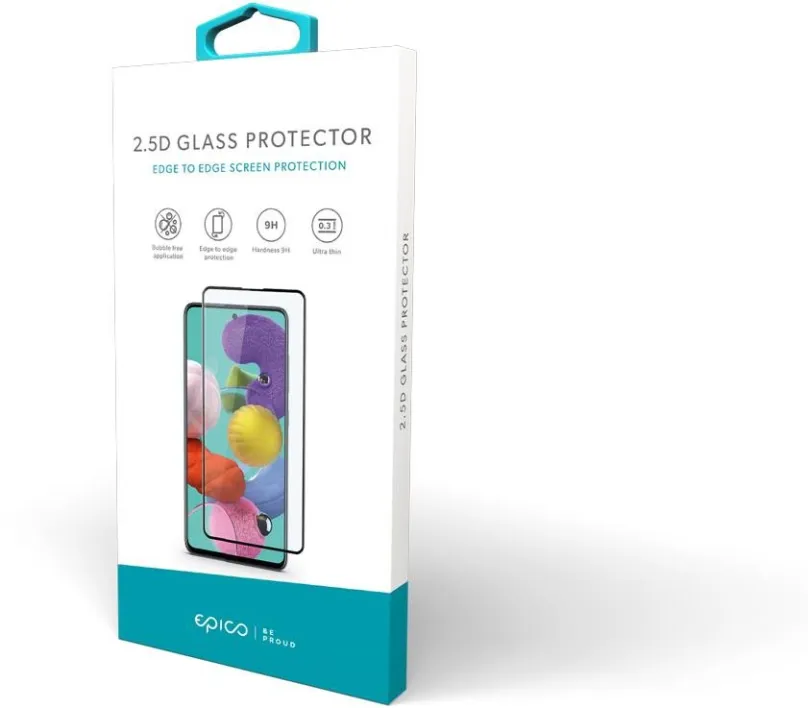 Ochranné sklo Epico 2.5D ochranné sklo pre Realme GT 2 - čierna