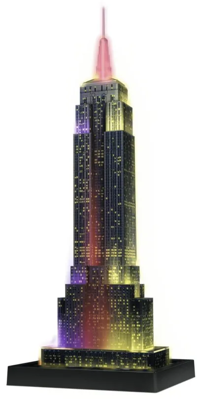 3D puzzle Ravensburger 3D 125661 Empire State Building (Nočná edícia)