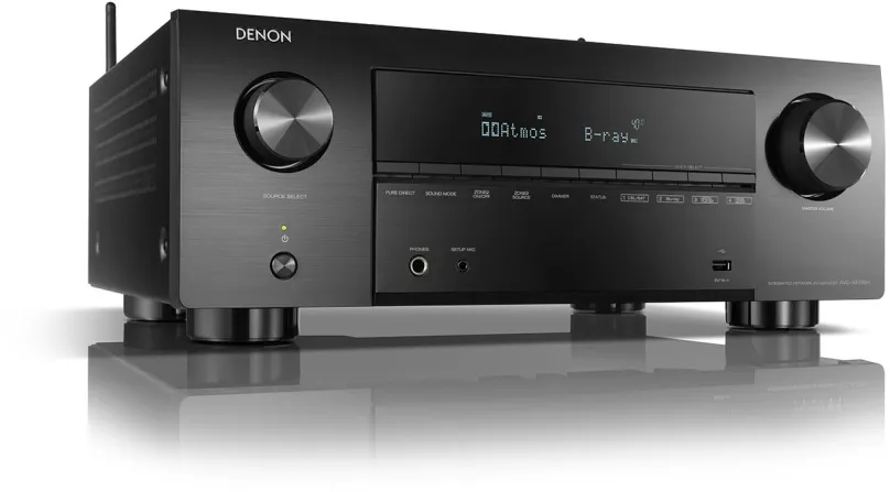 AV receiver DENON AVC-X3700H Black, 9.2, výkon 180 W/kanál, minimálna impedancia 4 Ohm, 11