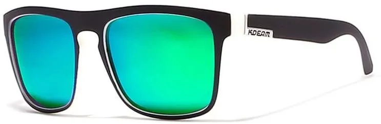 Slnečné okuliare KDEAM Sunbury 19 Black & White / Green