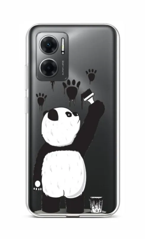 Kryt na mobil TopQ Kryt Xiaomi Redmi 10 5G Rebel Panda 86440, pre Xiaomi Redmi 10 5G, výre