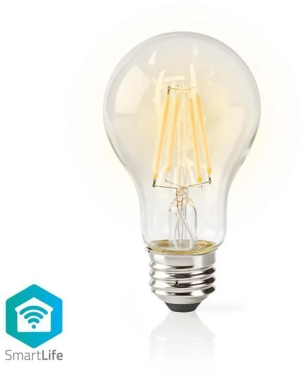 LED žiarovka NEDIS Wi-Fi múdra žiarovka E27 WIFILF10WTA60