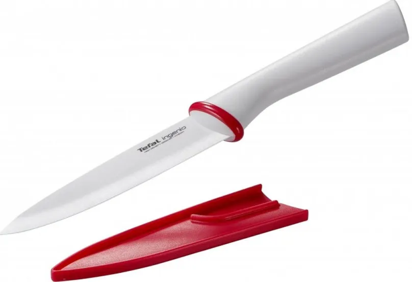 Kuchynský nôž Tefal Ingenio biely univerzálny keramický nôž K1530514