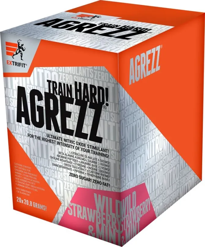 Anabolizér Extrifit Agrezz 20 x 20,8 g wild strawberry & mint