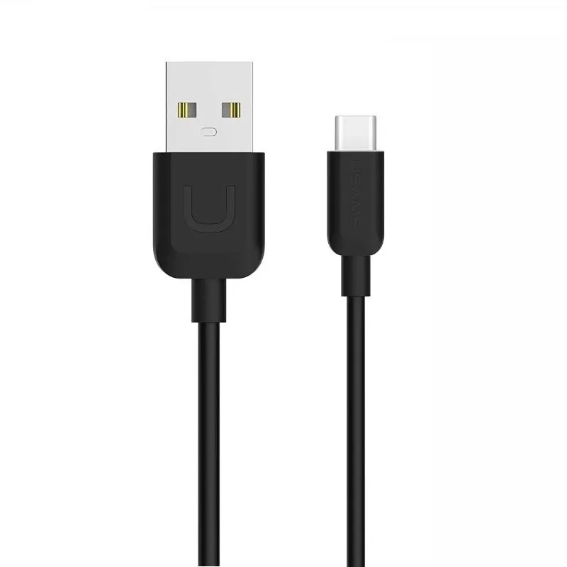Dátový kábel USAMS US-SJ099 Type-C (USB-C) to USB Data Cable U Turn Series 1m black