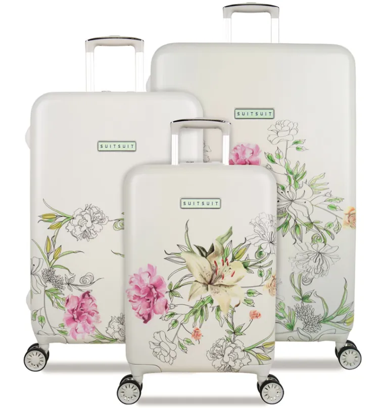 Sada cestovných kufrov SUITSUIT® TR-5101/3 - 10th Anniversary English Garden