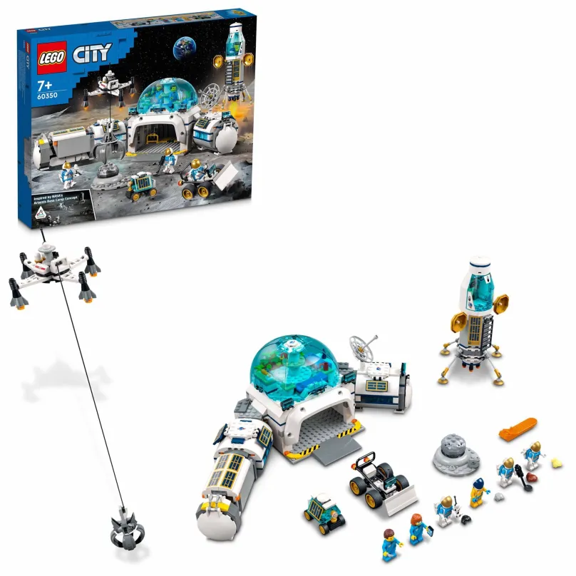 LEGO stavebnica LEGO® City 60350 Lunárna výskumná stanica