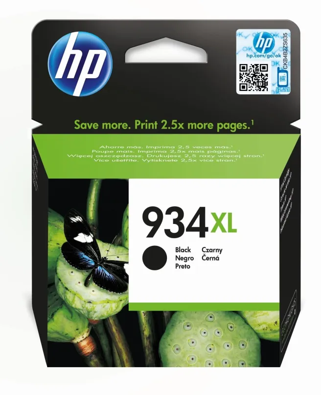 Cartridge HP C2P23AE č. 934XL čierna
