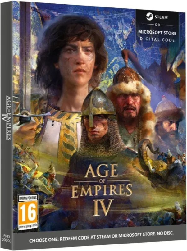 Hra na PC Age of Empires IV, krabicová verzia, kľúč pre Steam a Microsoft Store, žáner: st