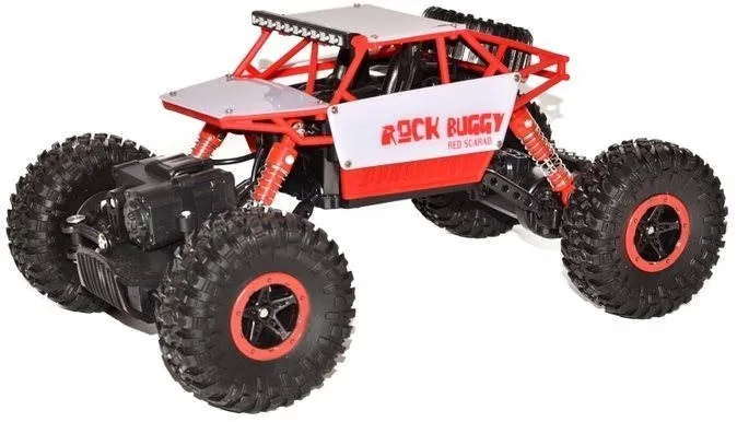 RC auto Wiky Rock Buggy - Red Scarab auto, - vhodné pre deti od 7 rokov, crawler, typ moto