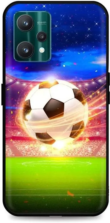Kryt na mobil TopQ Kryt Realme 9 Pre silikón Football Dream 73490