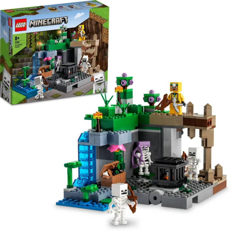 LEGO stavebnica LEGO® Minecraft® 21189 Jaskyňa kostlivcov