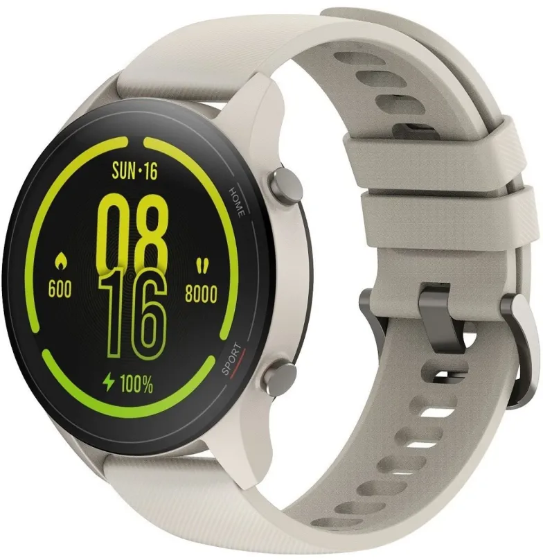 Chytré hodinky Xiaomi Mi Watch (Beige), pre mužov aj ženy, s ovládaním v slovenčine, AMOLE