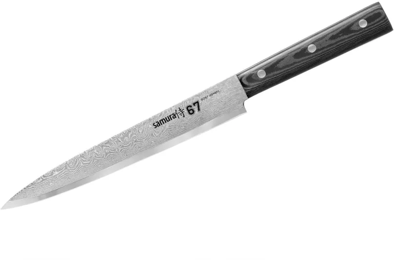 Kuchynský nôž Samura DAMASCUS 67 Plátkovací nôž 19 cm (Mikarta)
