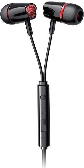 Slúchadlá Joyroom In-ear Wired Control slúchadlá do uší 3.5mm, čierne