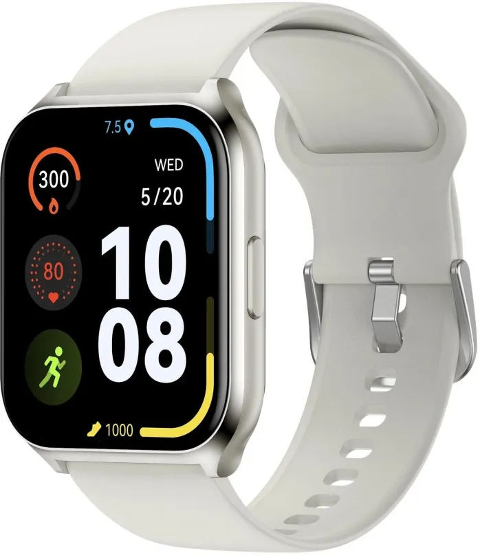 Chytré hodinky Haylou Smart Watch 2 Pre LS02 Silver, pre mužov aj ženy, kompatibilné s And