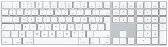 Klávesnica Apple Magic Keyboard s číselnou klávesnicou, strieborná - EN Int.