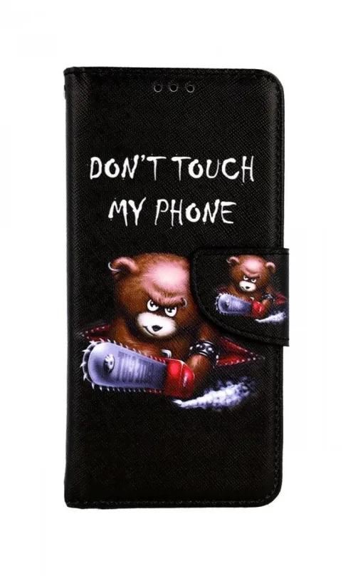Puzdro na mobil TopQ Puzdro Samsung A53 5G knižkové Don't Touch medvedík 73519