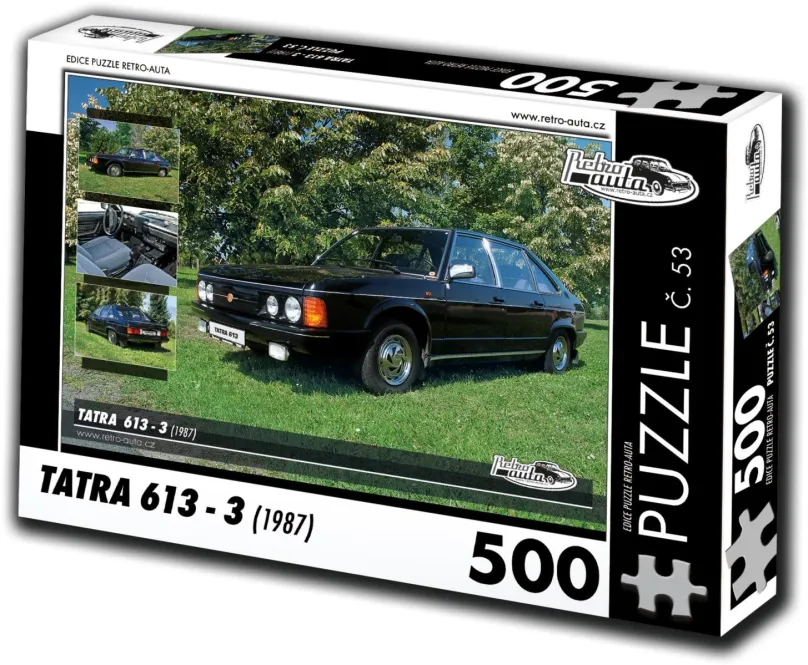 Puzzle Retro-auta Puzzle č. 53 Tatra 613-3 (1987) 500 dielikov