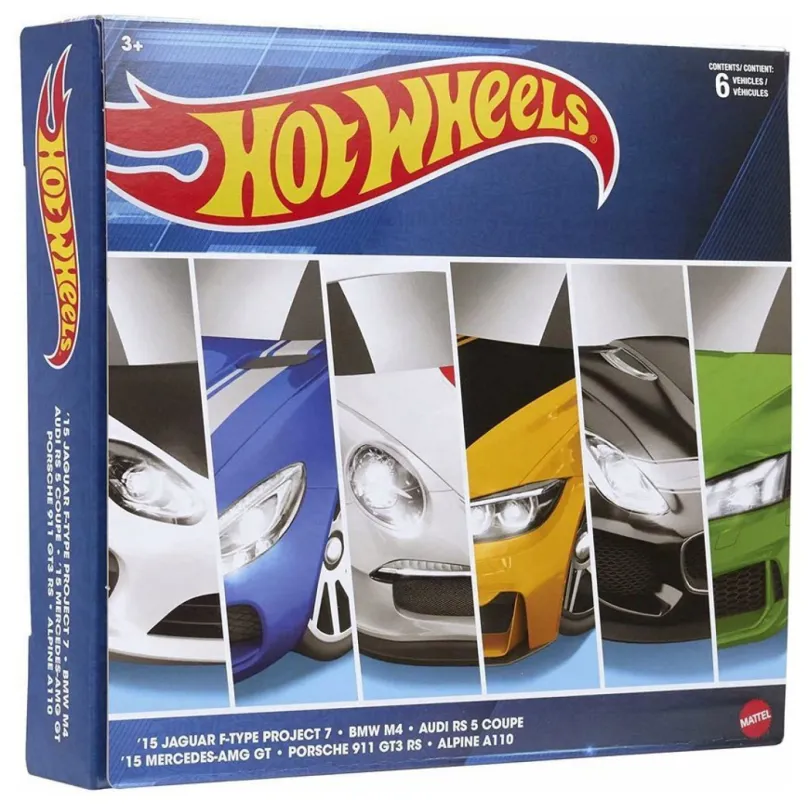 Hot Wheels Tematická kolekcia kolekcie Európski velikáni, Mattel HDH51