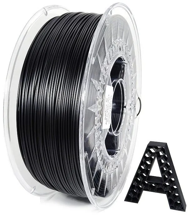 Filament AURAPOL ASA 3D Filament Grafitovo čierna 850g 1,75 mm AURAPOL