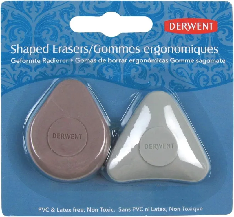 Guma DERWENT Shaped Erasers - balenie 2 ks