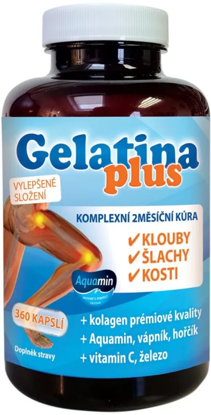 Kĺbová výživa Gelatina plus 360 kapsúl