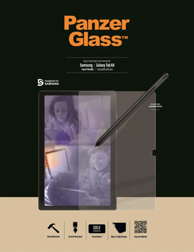 Ochranné sklo PanzerGlass Samsung Galaxy Tab A8, pre tablet Samsung Galaxy Tab A8 10,5&quo