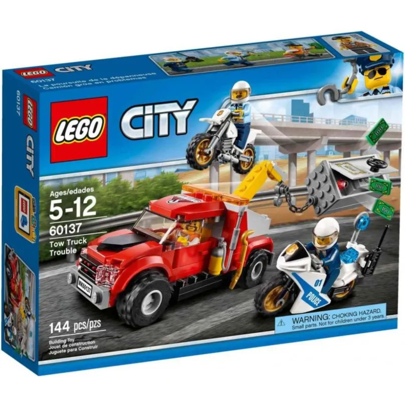Stavebnice LEGO City 60137 Trable odťahového vozidla