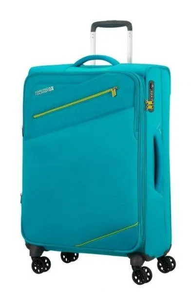 Cestovný kufor American Tourister Pikes Peak Spinner 68 Aero Turquoise