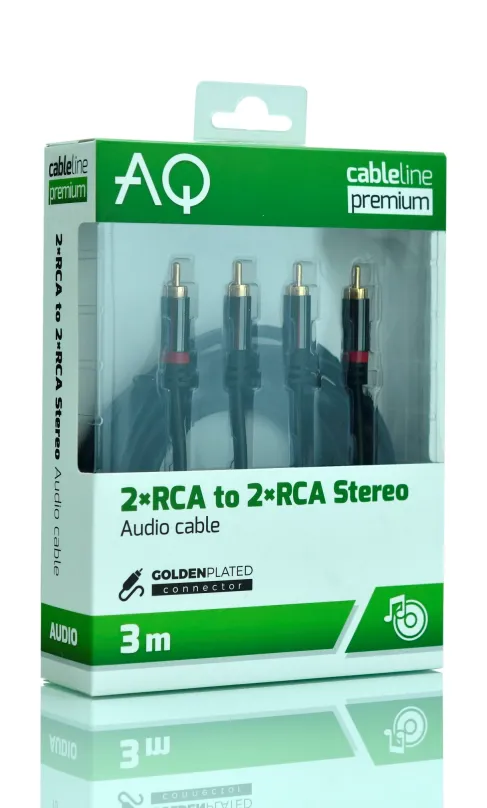 PX43030 audio kábel - 2 x RCA - 2 x RCA - 3 m