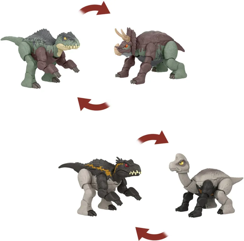 Figúrka Jurassic World Dinosaurus s transformáciou dvojité nebezpečenstvo