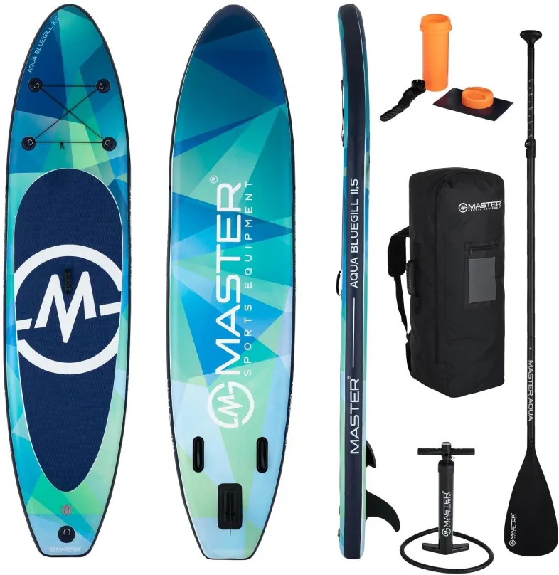 Paddleboard Master paddleboard Aqua Bluegill, 11.5, dĺžka 350 cm, nosnosť 160 kg, výtlak 3