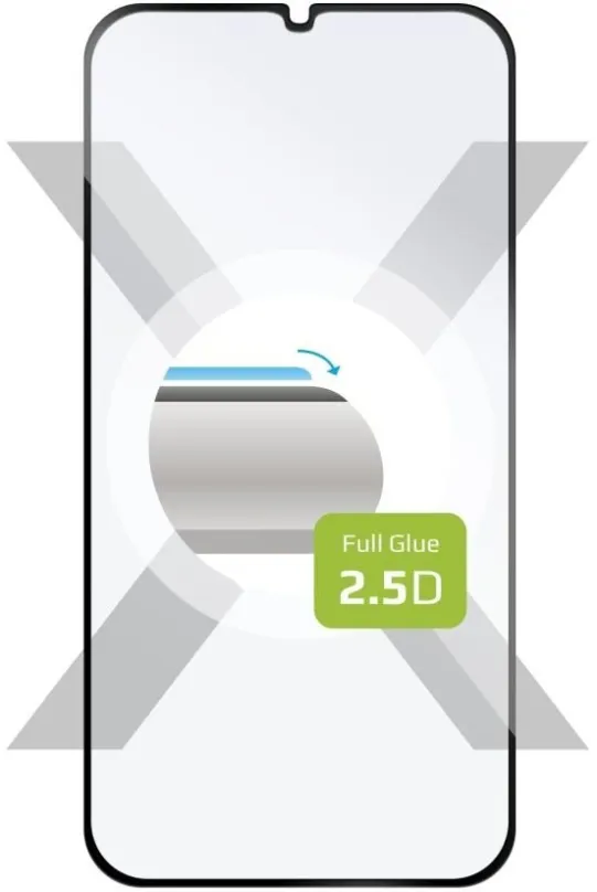 Ochranné sklo FIXED FullGlue-Cover pre Samsung Galaxy M34 5G čierne