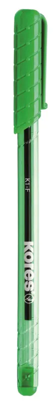 Guľôčkové pero KORES K1 Pen F-0.7 mm, zelené