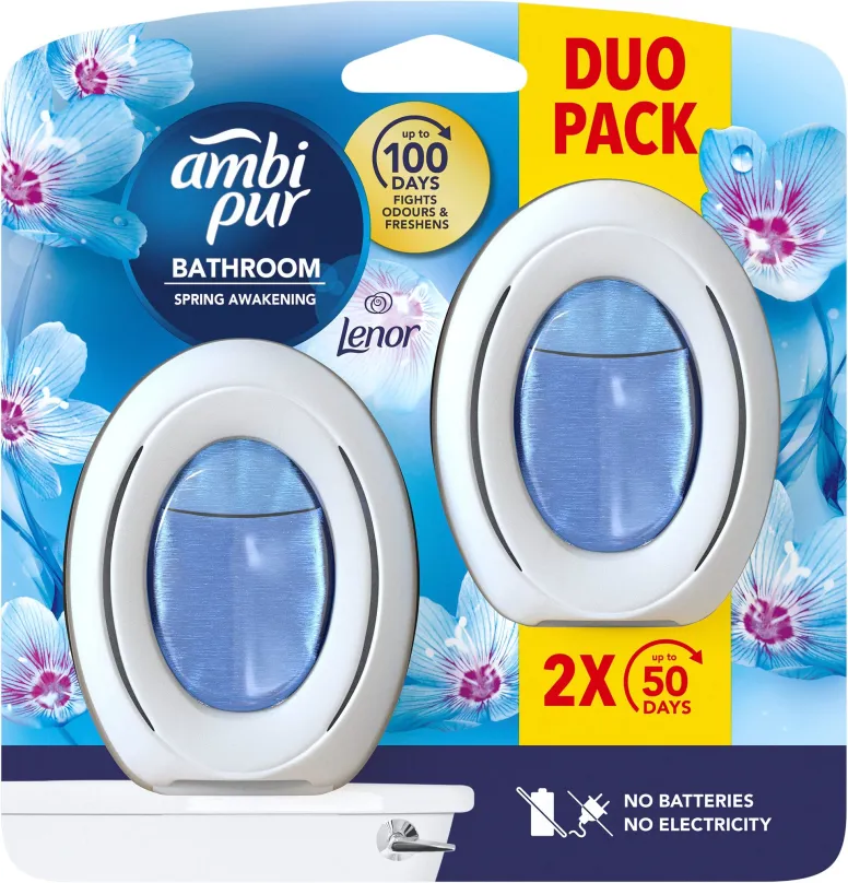 Osviežovač vzduchu AMBI PUR Bathroom Spring Awakening 2x 7,5 ml